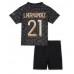 Günstige Paris Saint-Germain Lucas Hernandez #21 Babykleidung 3rd Fussballtrikot Kinder 2023-24 Kurzarm (+ kurze hosen)